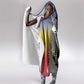 Afro Swaziland Somhlolo Day Hooded Blanket Nguni Shield African Pattern - African Pride