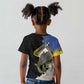 Afro Swaziland Somhlolo Day Kid T shirt Nguni Shield African Pattern - African Pride
