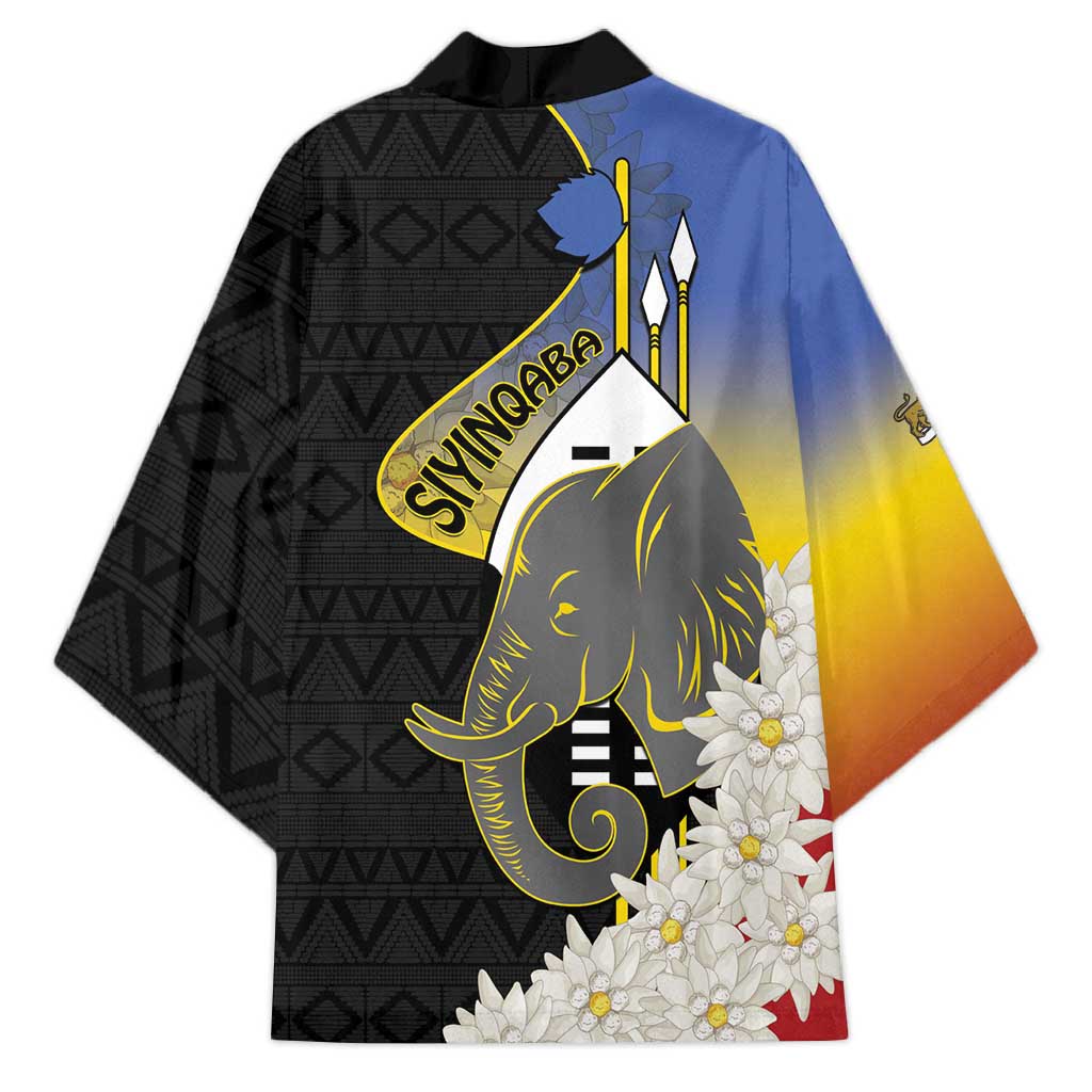 Eswatini Independence Day Kimono Swaziland Nguni Shield African Pattern