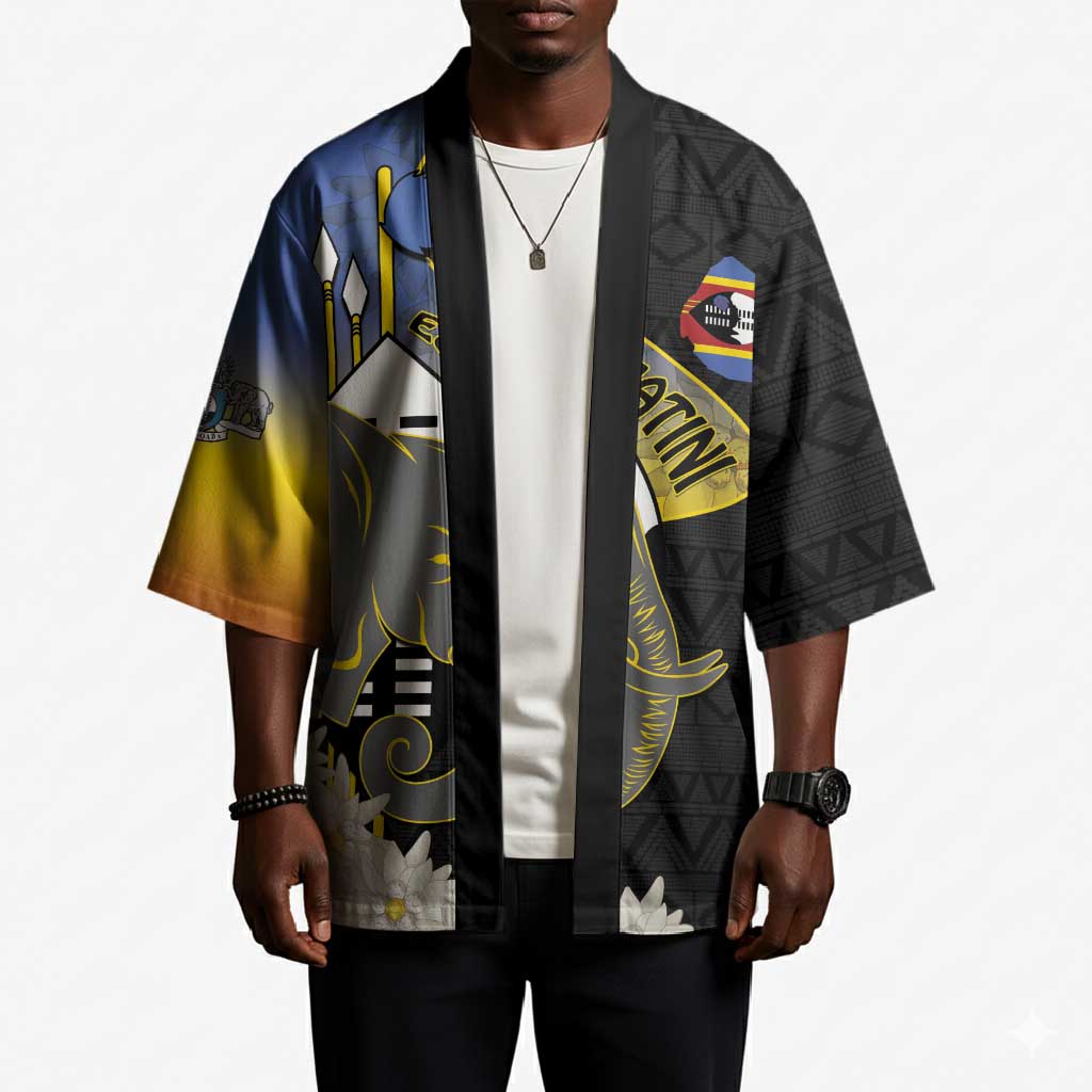 Eswatini Independence Day Kimono Swaziland Nguni Shield African Pattern