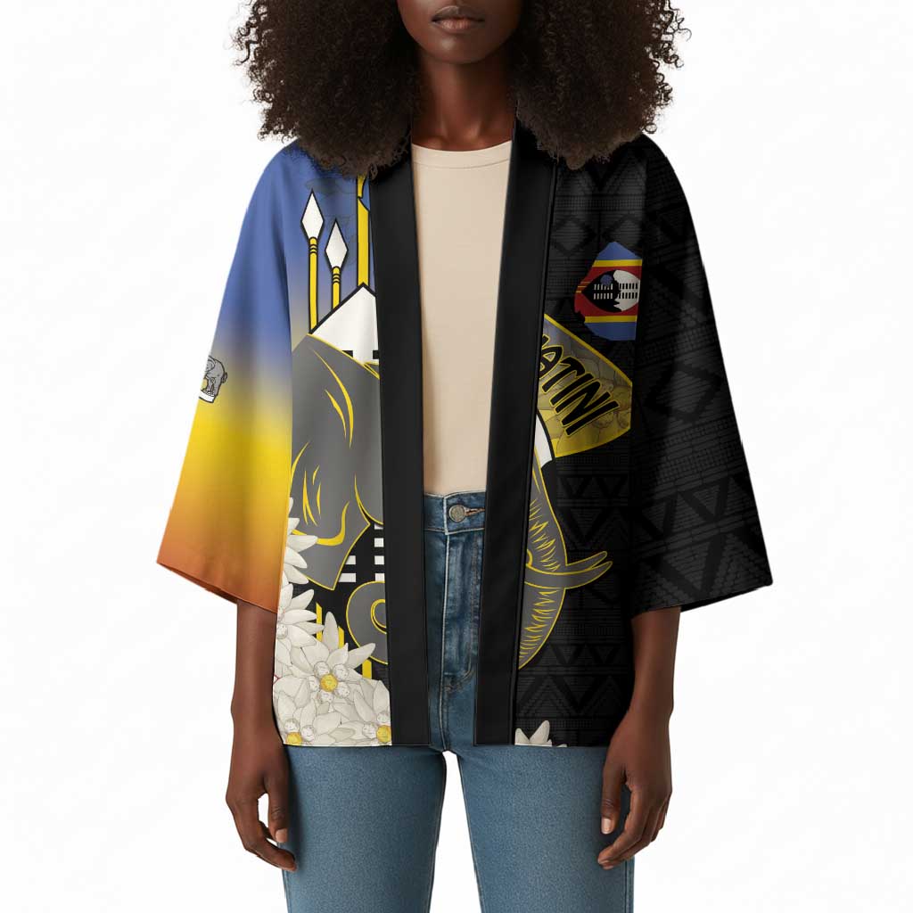 Eswatini Independence Day Kimono Swaziland Nguni Shield African Pattern