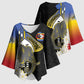 Eswatini Independence Day Kimono Sleeve Blouse Swaziland Nguni Shield African Pattern