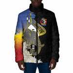 Eswatini Independence Day Padded Jacket Swaziland Nguni Shield African Pattern