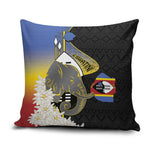 Eswatini Independence Day Pillow Cover Swaziland Nguni Shield African Pattern