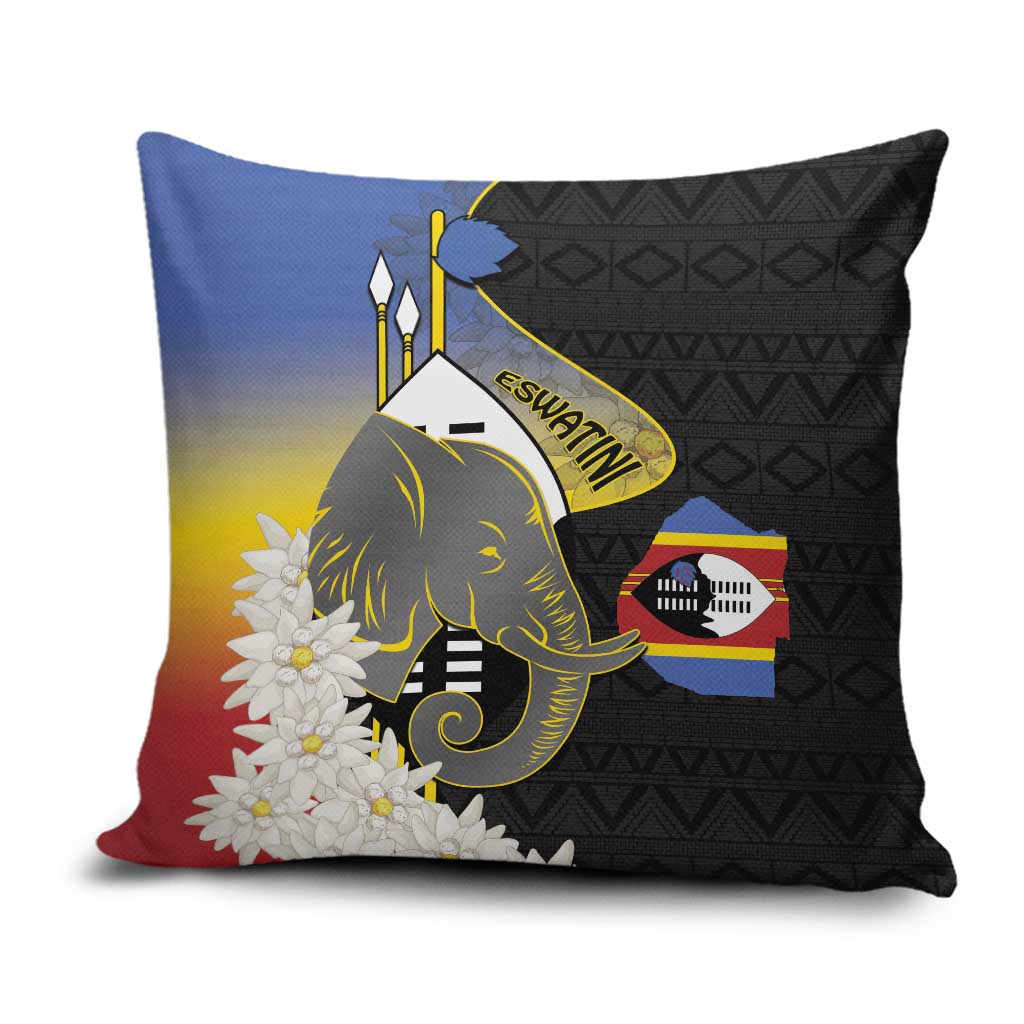Eswatini Independence Day Pillow Cover Swaziland Nguni Shield African Pattern