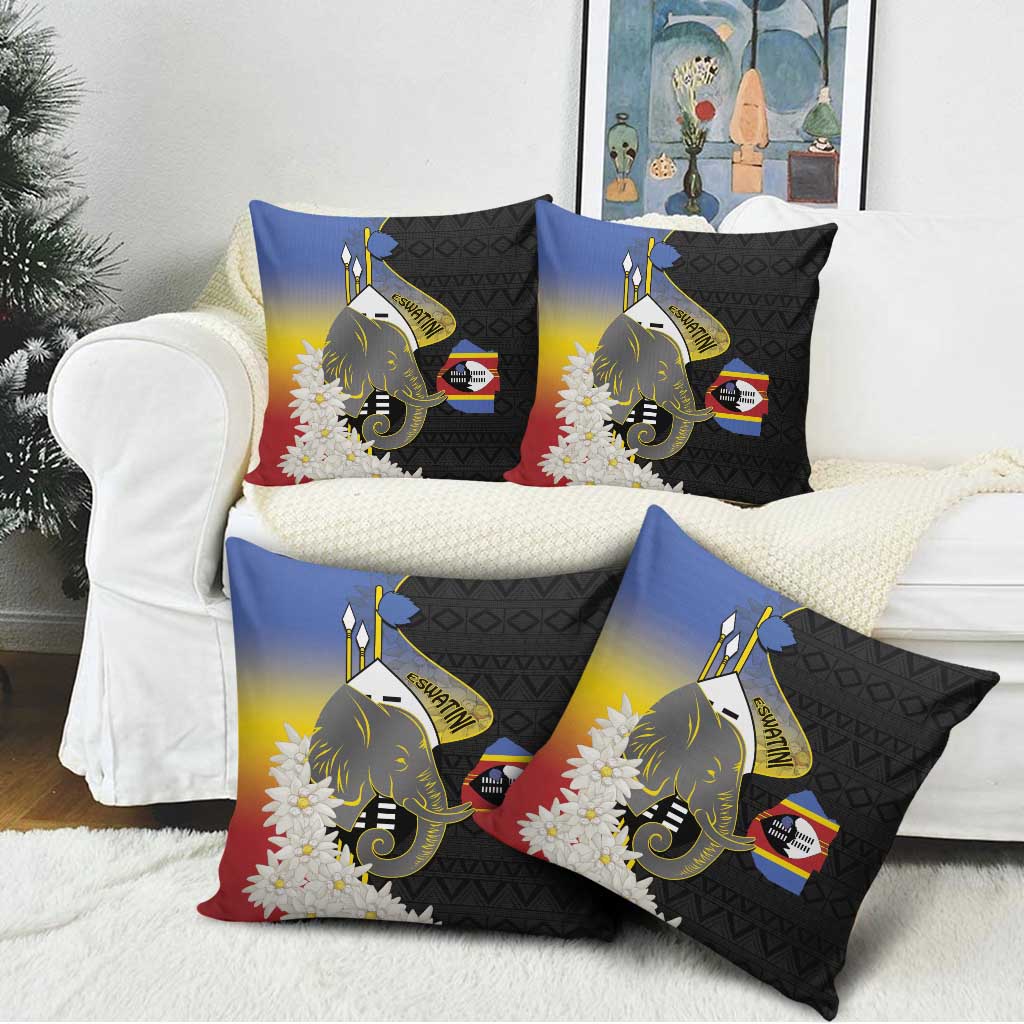 Eswatini Independence Day Pillow Cover Swaziland Nguni Shield African Pattern