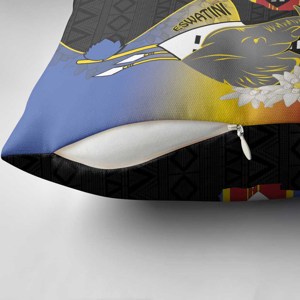Eswatini Independence Day Pillow Cover Swaziland Nguni Shield African Pattern