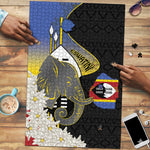 Eswatini Independence Day Puzzle Swaziland Nguni Shield African Pattern