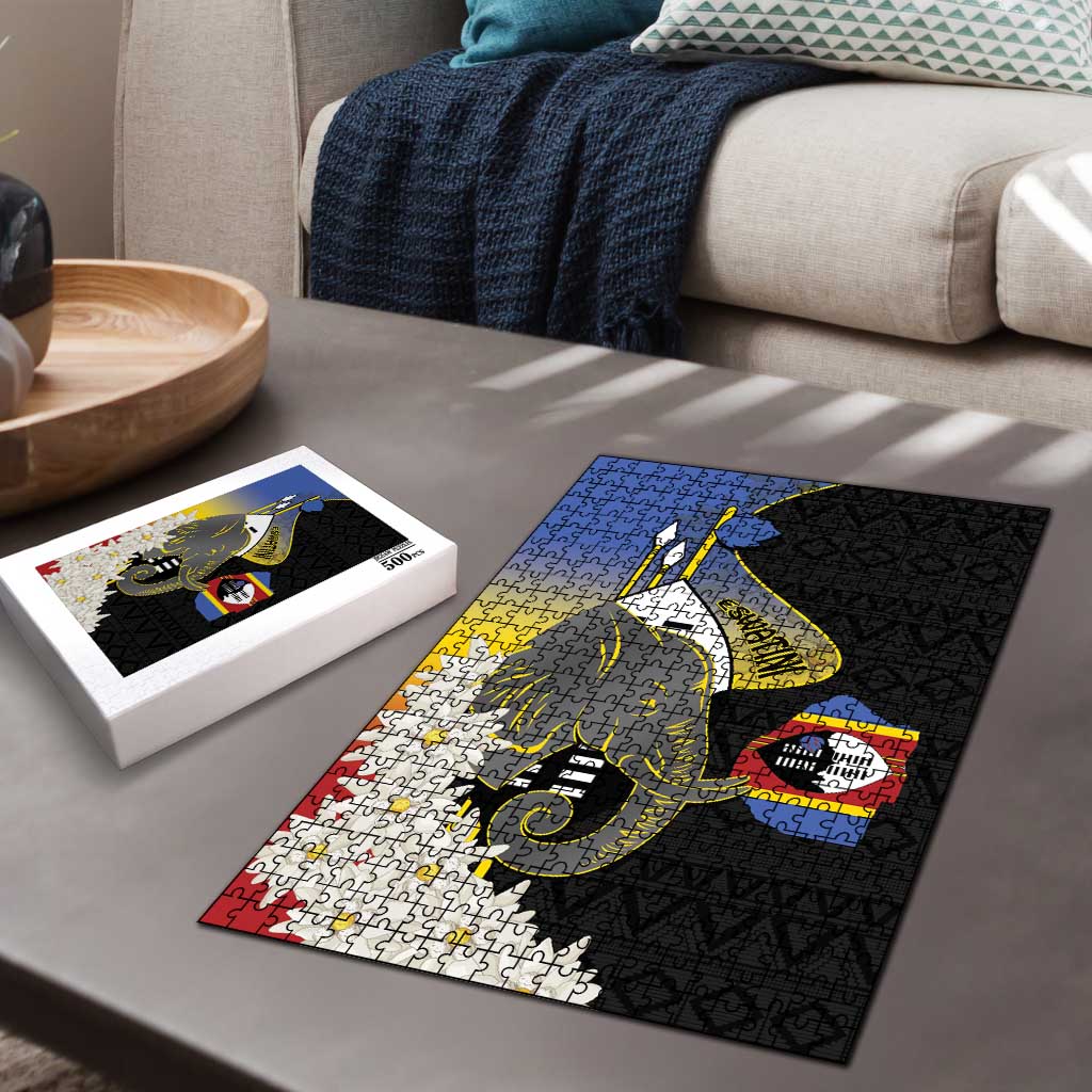 Eswatini Independence Day Puzzle Swaziland Nguni Shield African Pattern