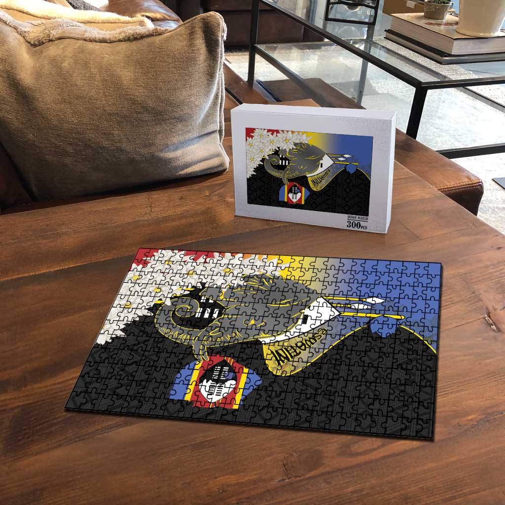 Eswatini Independence Day Puzzle Swaziland Nguni Shield African Pattern