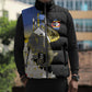 Eswatini Independence Day Sleeveless Puffer Jacket Swaziland Nguni Shield African Pattern