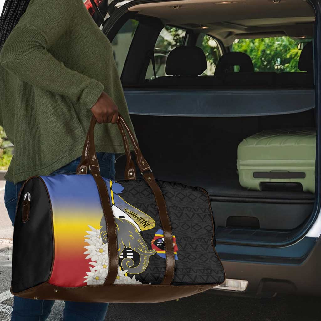 Eswatini Independence Day Travel Bag Swaziland Nguni Shield African Pattern