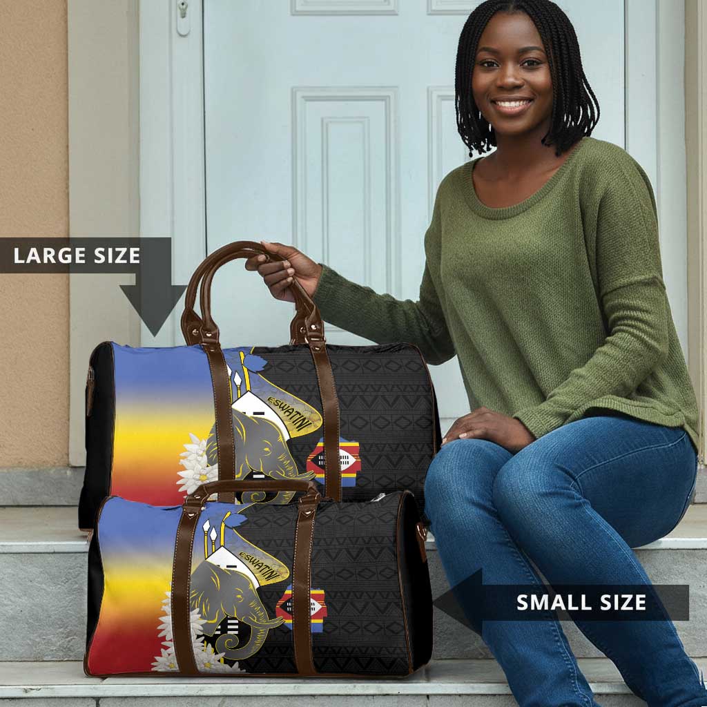 Eswatini Independence Day Travel Bag Swaziland Nguni Shield African Pattern