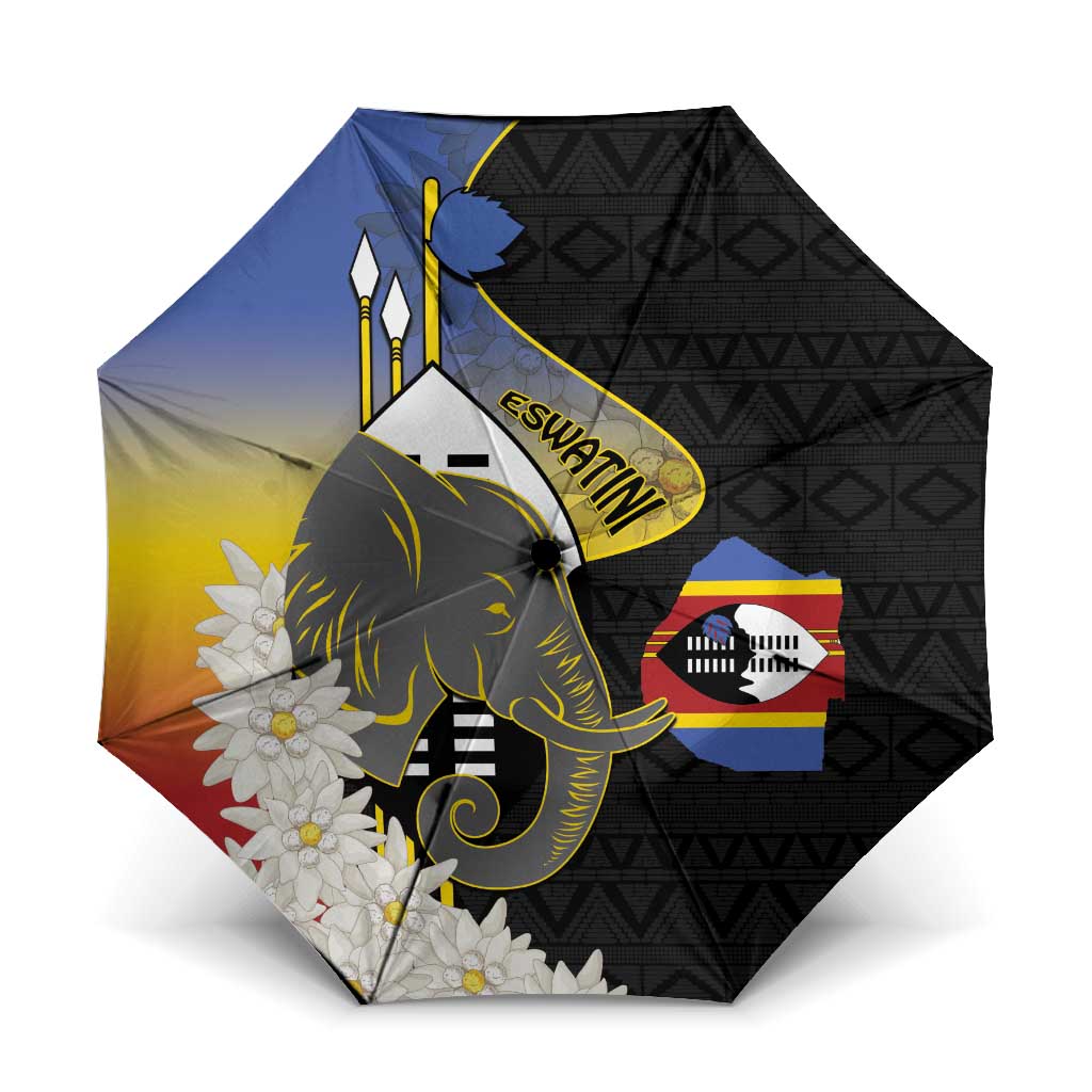 Eswatini Independence Day Umbrella Swaziland Nguni Shield African Pattern