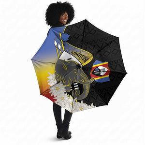 Eswatini Independence Day Umbrella Swaziland Nguni Shield African Pattern