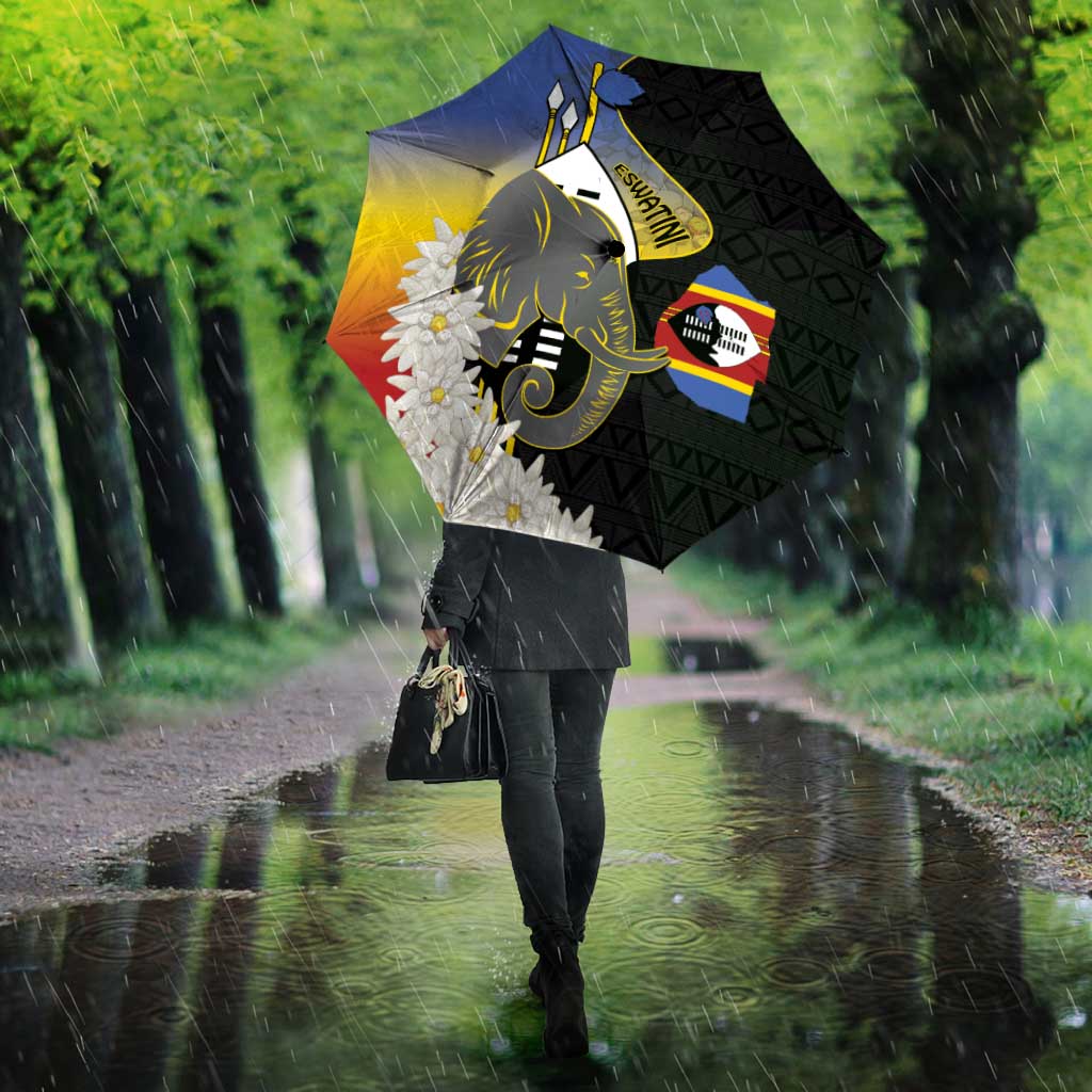 Eswatini Independence Day Umbrella Swaziland Nguni Shield African Pattern