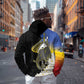 Afro Swaziland Somhlolo Day Zip Hoodie Nguni Shield African Pattern - African Pride