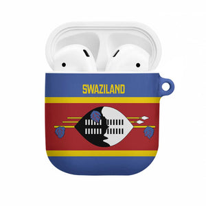 Swaziland AirPods Case Siyinqaba Eswatini Flag Style
