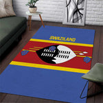Afro Swaziland Area Rug Siyinqaba Eswatini Flag Style - African Pride