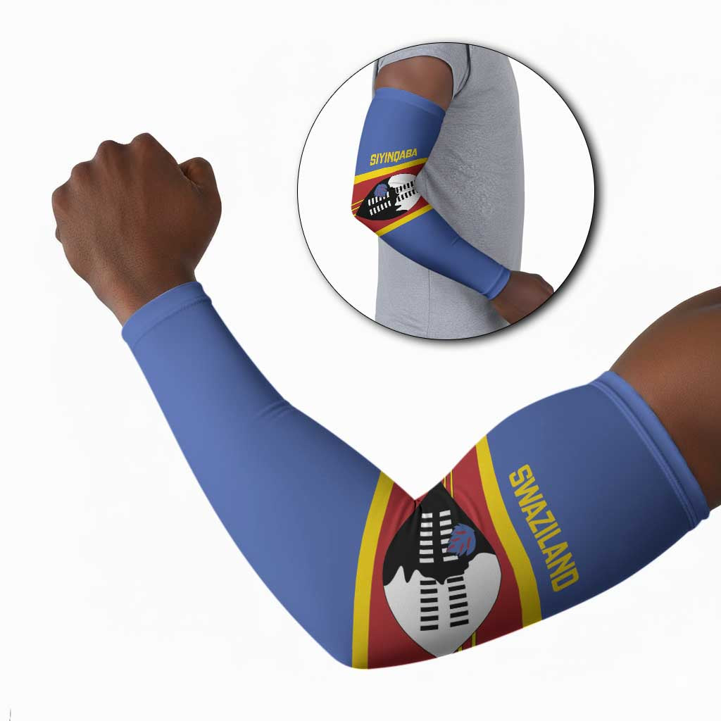 Swaziland Arm Sleeves Siyinqaba Eswatini Flag Style