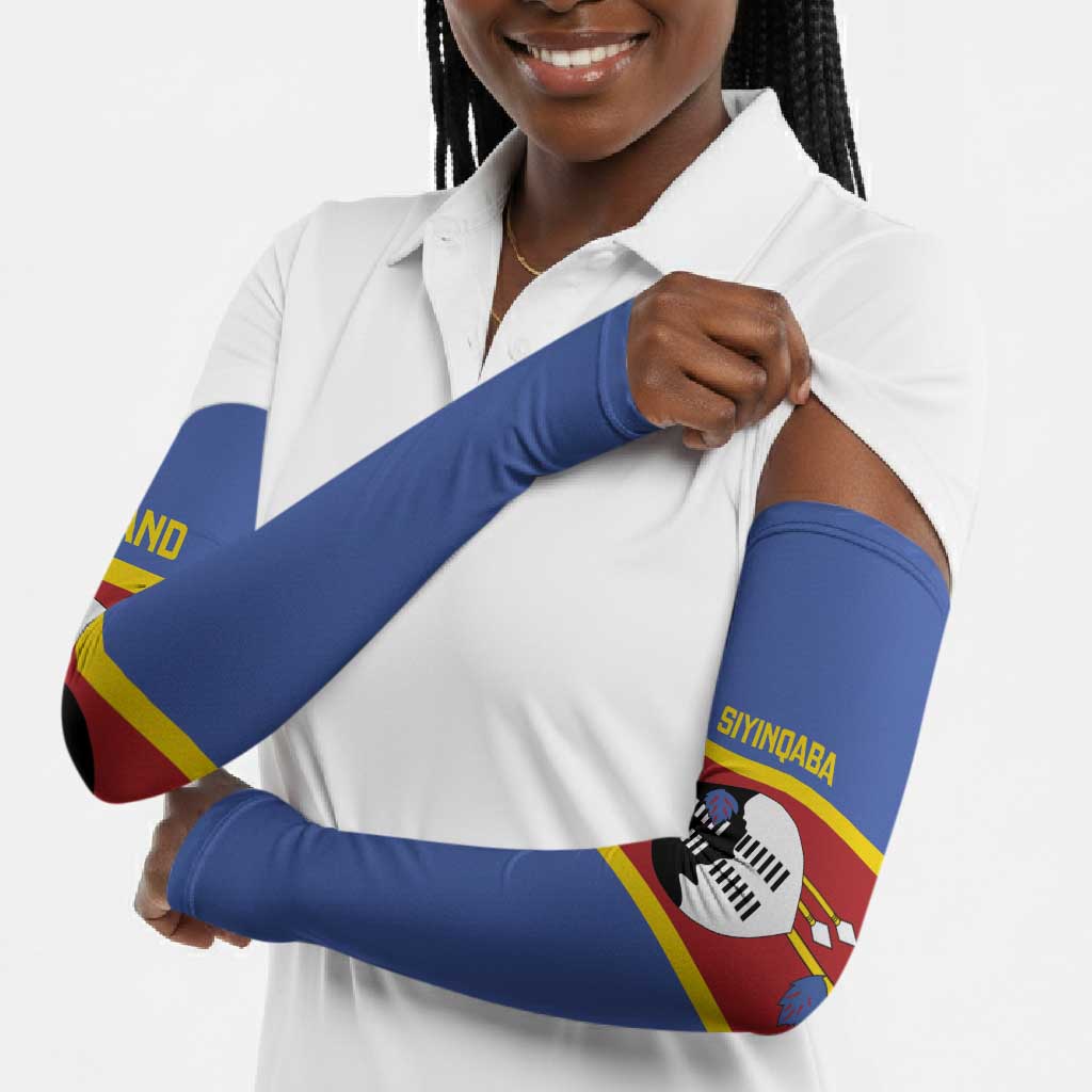 Swaziland Arm Sleeves Siyinqaba Eswatini Flag Style