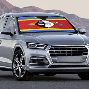 Swaziland Auto Sun Shade Siyinqaba Eswatini Flag Style