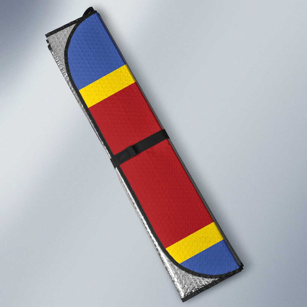 Swaziland Auto Sun Shade Siyinqaba Eswatini Flag Style