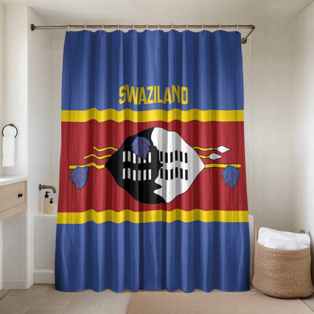 Swaziland Bathroom Set Siyinqaba Eswatini Flag Style