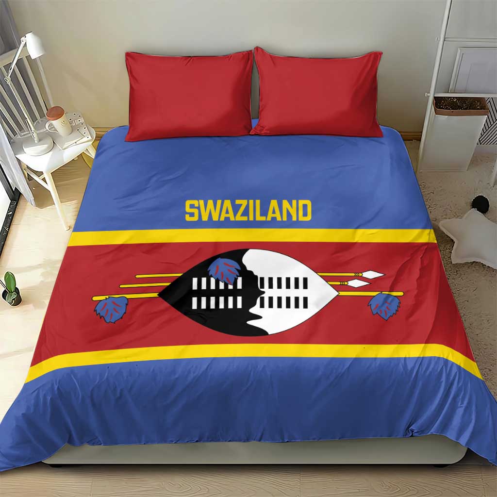 Afro Swaziland Bedding Set Siyinqaba Eswatini Flag Style - African Pride