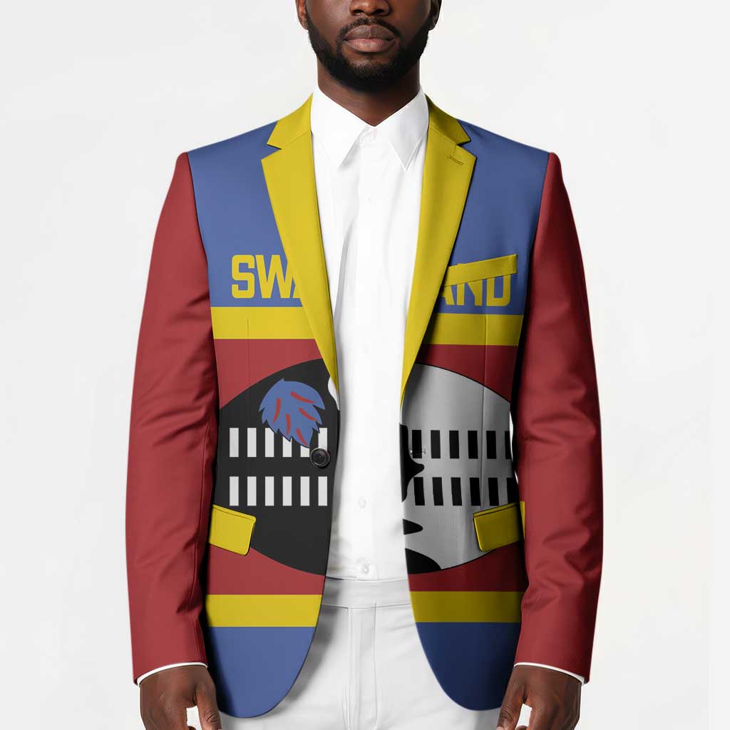 Swaziland Blazer Siyinqaba Eswatini Flag Style