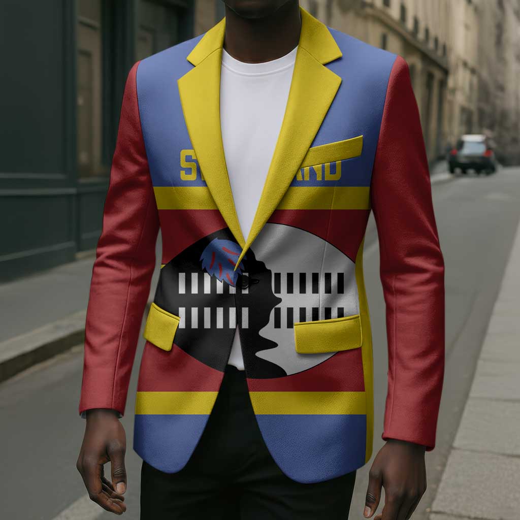 Swaziland Blazer Siyinqaba Eswatini Flag Style