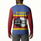 Swaziland Button Sweatshirt Siyinqaba Eswatini Flag Style
