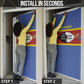 Swaziland Door Cover Siyinqaba Eswatini Flag Style