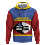 Afro Swaziland Hoodie Siyinqaba Eswatini Flag Style - African Pride
