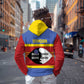Afro Swaziland Hoodie Siyinqaba Eswatini Flag Style - African Pride