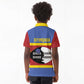 Afro Swaziland Kid Polo Shirt Siyinqaba Eswatini Flag Style - African Pride