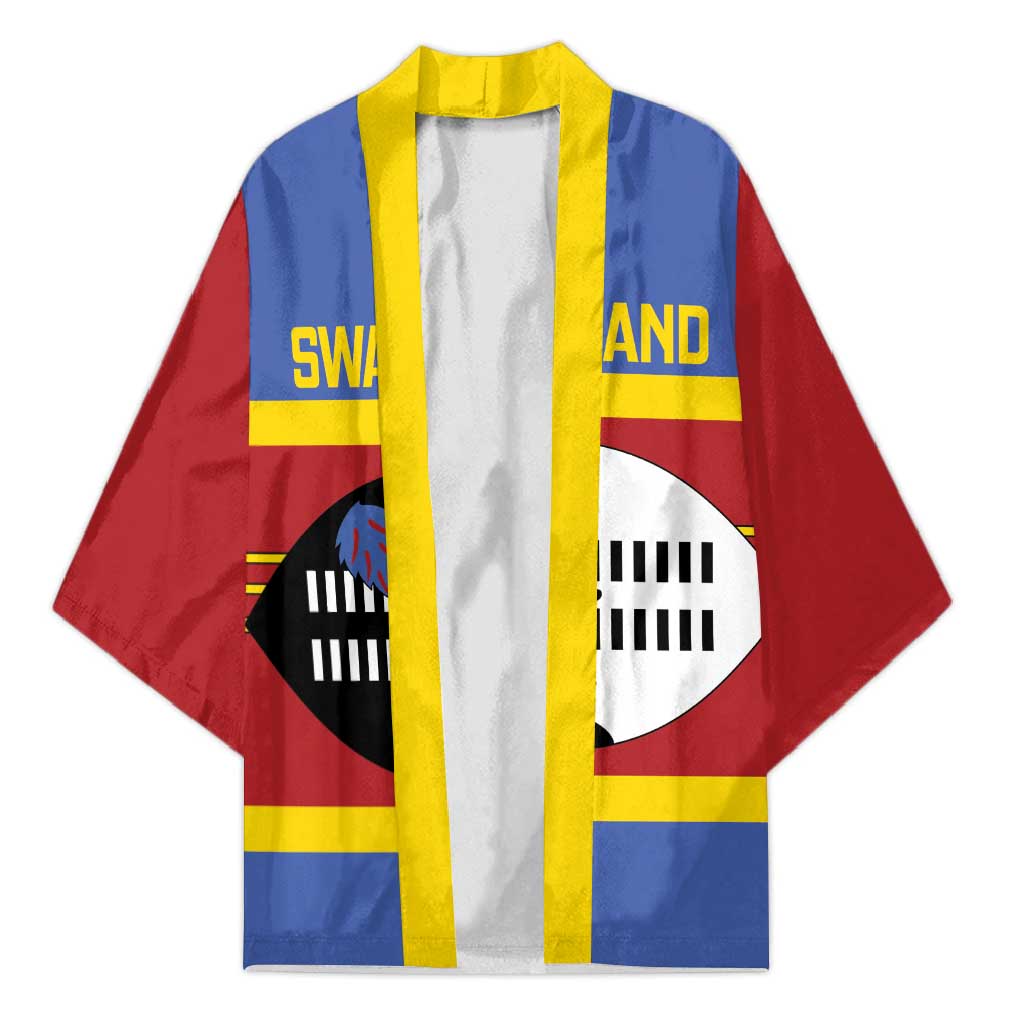 Swaziland Kimono Siyinqaba Eswatini Flag Style