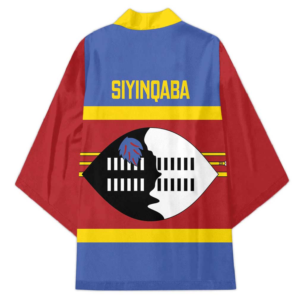 Swaziland Kimono Siyinqaba Eswatini Flag Style