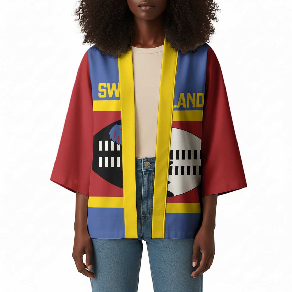 Swaziland Kimono Siyinqaba Eswatini Flag Style