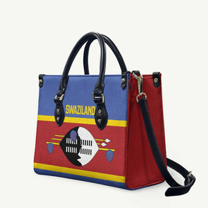 Swaziland Leather Bag Siyinqaba Eswatini Flag Style