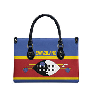 Swaziland Leather Bag Siyinqaba Eswatini Flag Style