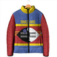 Swaziland Padded Jacket Siyinqaba Eswatini Flag Style