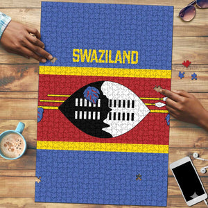 Swaziland Puzzle Siyinqaba Eswatini Flag Style