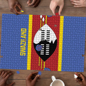 Swaziland Puzzle Siyinqaba Eswatini Flag Style