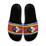 Swaziland Slide Sandals Siyinqaba Eswatini Flag Style