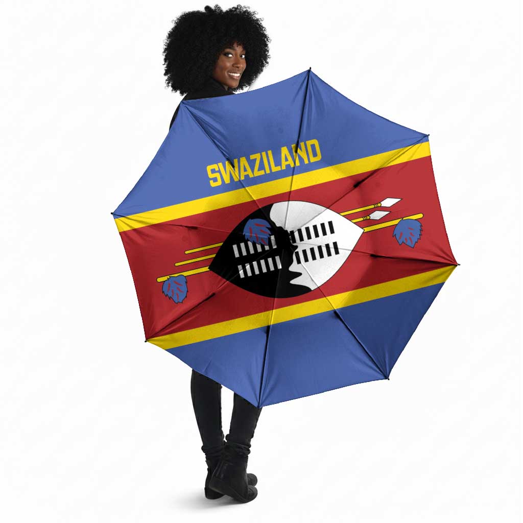 Swaziland Umbrella Siyinqaba Eswatini Flag Style
