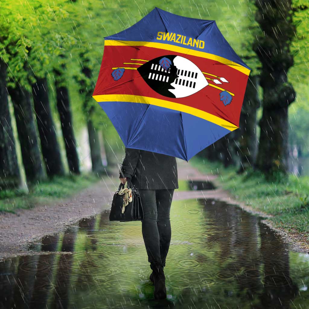 Swaziland Umbrella Siyinqaba Eswatini Flag Style