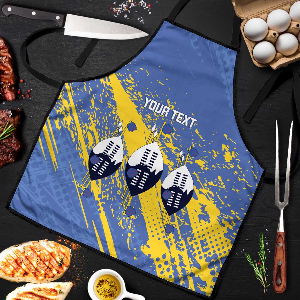 Eswatini Football Custom Apron Sihlangu Semnikati Blue