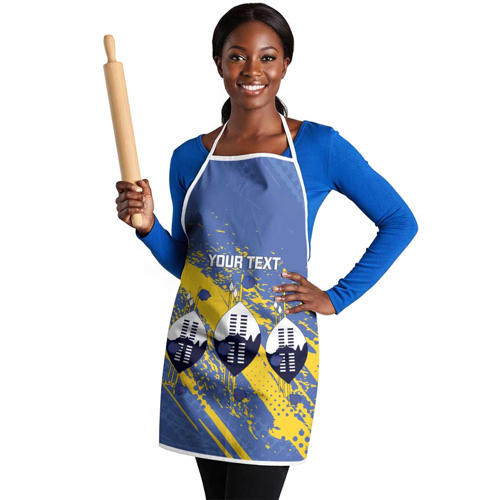 Eswatini Football Custom Apron Sihlangu Semnikati Blue