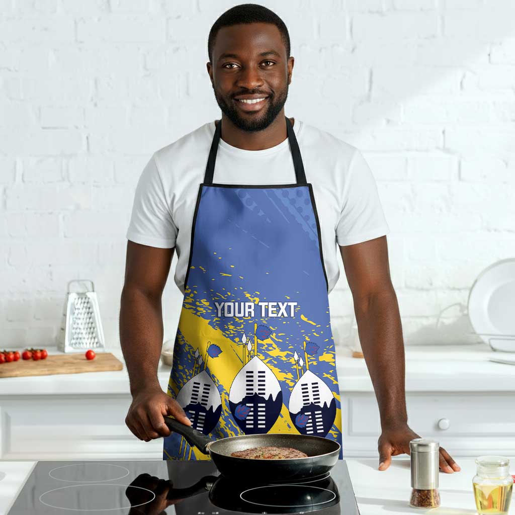 Eswatini Football Custom Apron Sihlangu Semnikati Blue